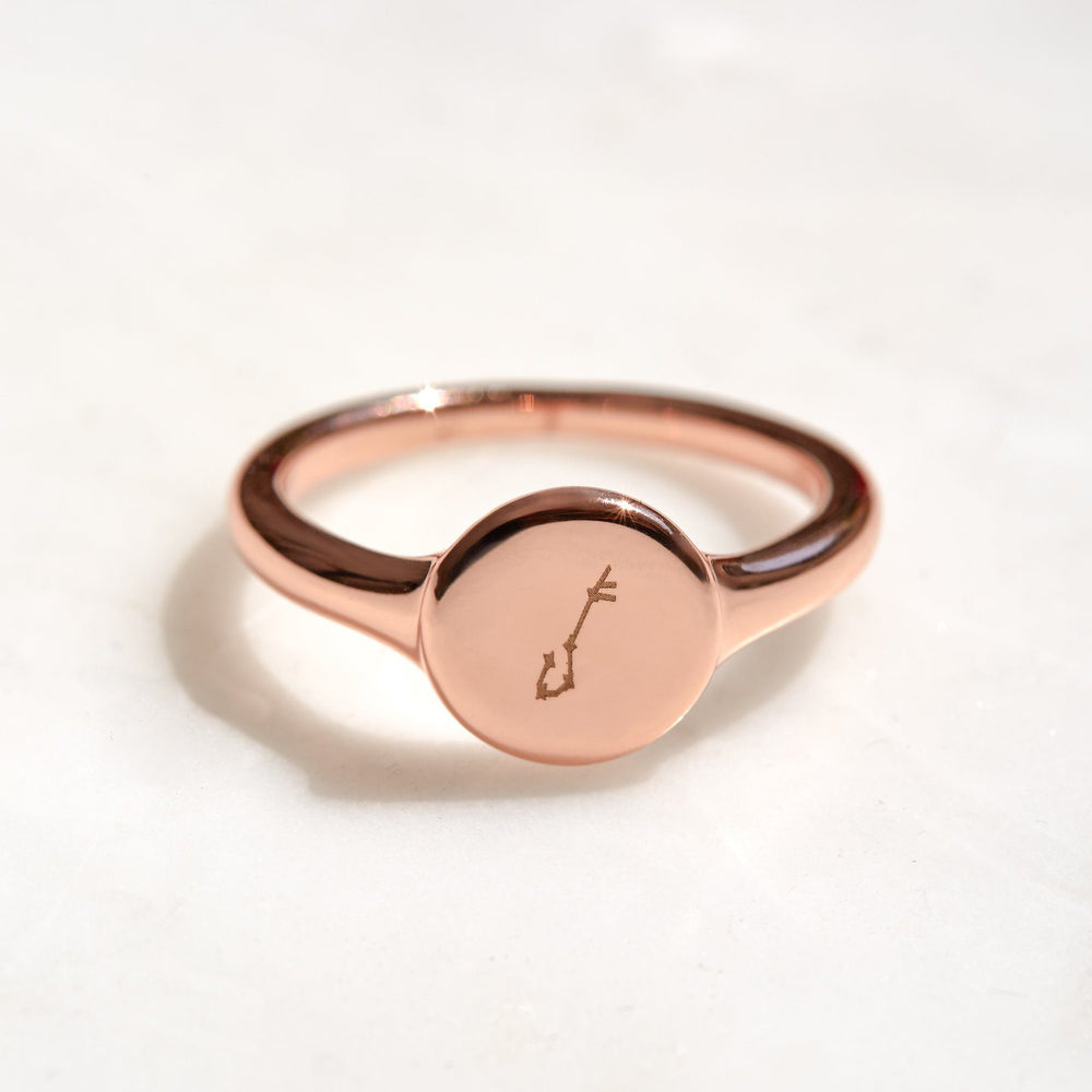 Engravable Signet Ring 12