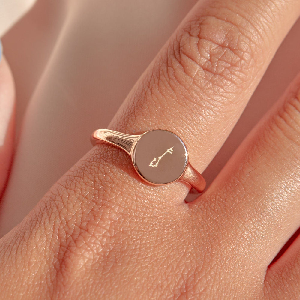 Engravable Signet Ring 17