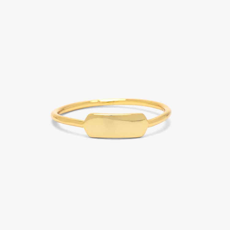 Engravable Bar Ring