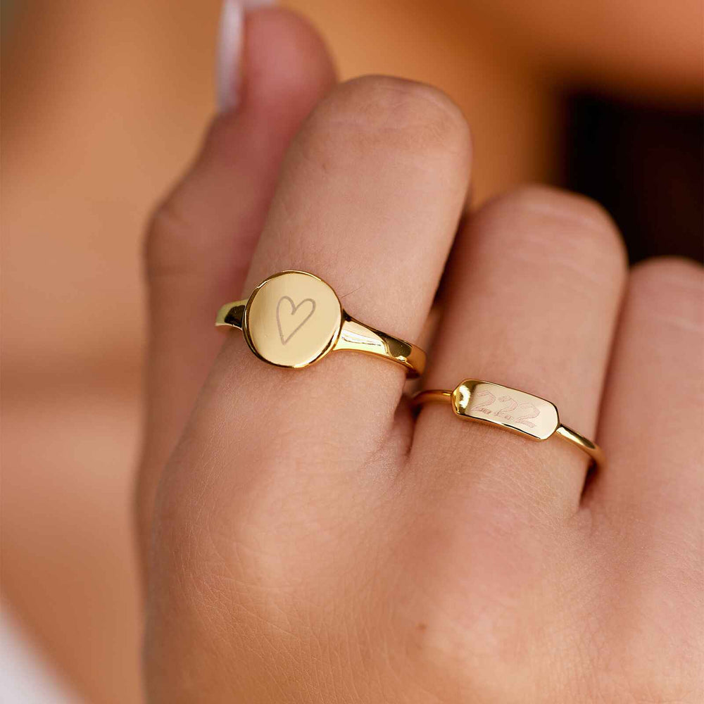 Engravable Bar Ring 5