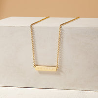 Engravable Bar Necklace Gallery Thumbnail