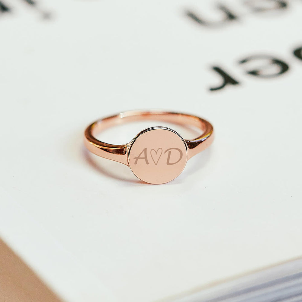 Engravable Signet Ring 5