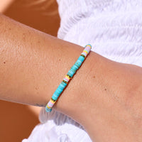 Desert Turquoise Stretch Bracelet Gallery Thumbnail