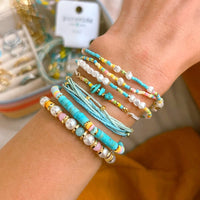 Desert Turquoise Stretch Bracelet Gallery Thumbnail