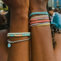 Desert Turquoise Stretch Bracelet Gallery Thumbnail