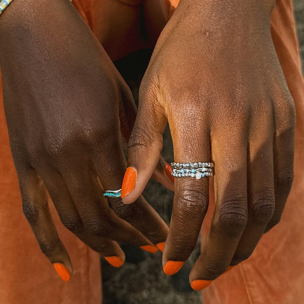 Festival Stretch Ring Stack 5