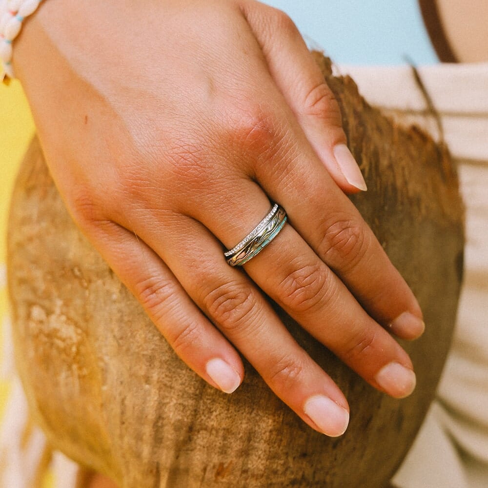 Beachside Blue Fidget Ring 4