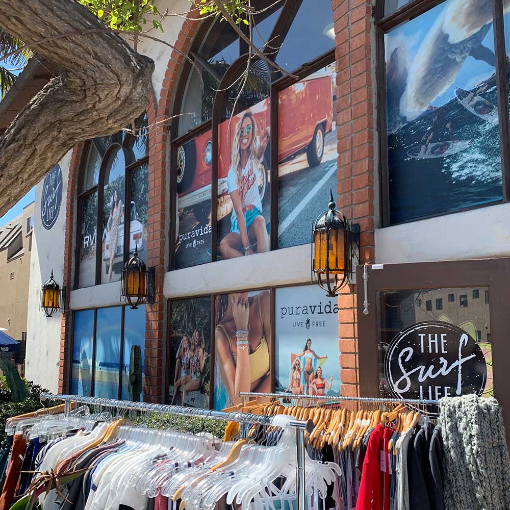 Pura Vida product on display in a retail store